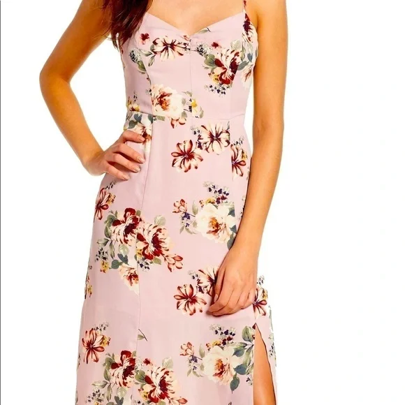 Nwt Leith Floral Print Maxi Dress - Picture 2 of 9